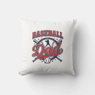 Vintage-Baseball-Vater-Shirt-Design_1 Kissen