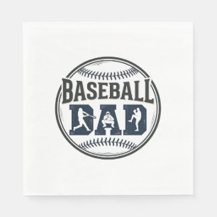 Vintage Baseball-Vater-Shirt-Design_1 Serviette