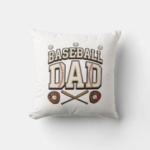 Vintage Baseball Vater Tag des Vaters Kissen