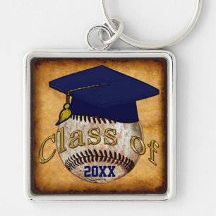 Vintage-Baseballgeschenk für Absolvent, Jahr oder  Schlüsselanhänger
