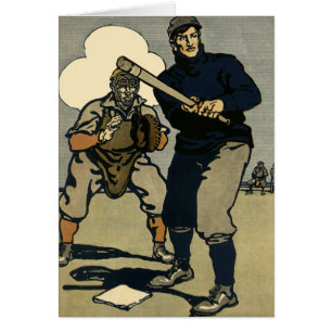 Vintage Baseballspieler, Stilkunst
