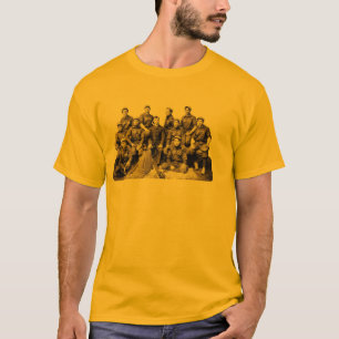 Vintage Baseballteams-Fotografie T-Shirt