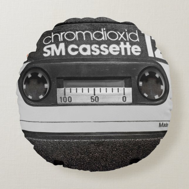 Vintage BASF-Kassette: Sammlerelement Rundes Kissen (Vorderseite)