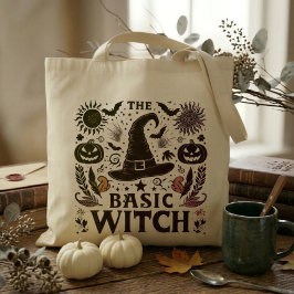 Vintage Basic Witch Herbst-Markttasche Tragetasche