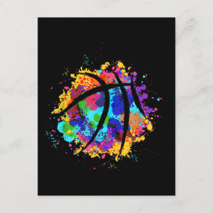 Vintage-Basketball-Grafikdesign  Cooles Basketball Begleitkarte