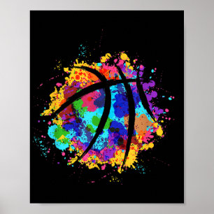 Vintage-Basketball-Grafikdesign  Cooles Basketball Poster