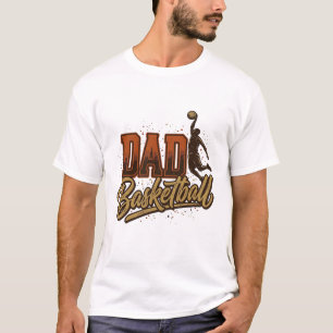 Vintage-Basketball-Shirt-Design für den Vater_1 T-Shirt