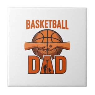 Vintage Basketball-Vater-Shirt-Design_1 Fliese