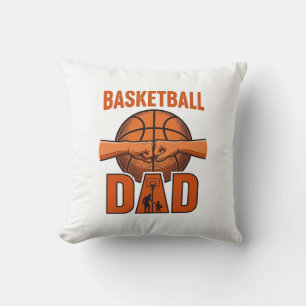 Vintage Basketball-Vater-Shirt-Design_1 Kissen