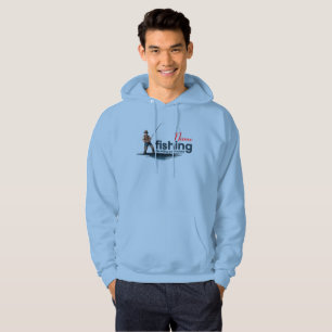 Vintage-Bassangeln-Grafik Kunst [Leichtmodus] Hoodie