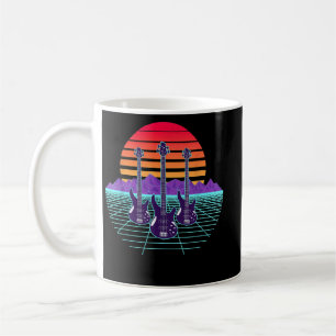 Vintage-Bassist, Bassgitarrist, Bass-Gitarrist, Mu Kaffeetasse