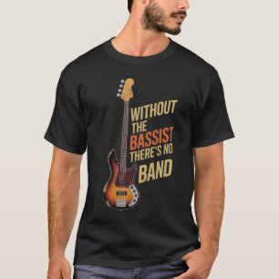 Vintage-Bassist-Humorbands-Rhythmus-Musikliebhaber T-Shirt