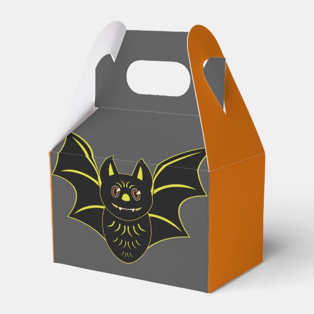 Vintage Bat-Gevor-Box Geschenkschachtel (Vorderseite)