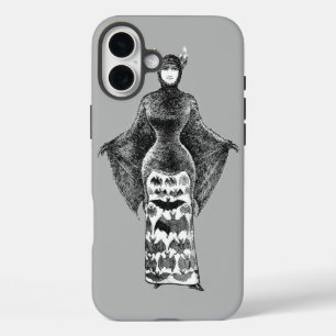 Vintage Bat Lady iPhone 16 Plus Hülle