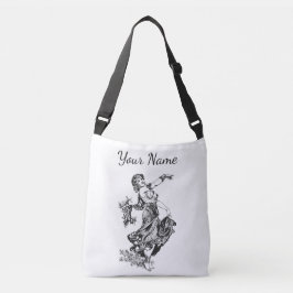 Vintage Bauchtänzerin Tragetaschen Mit Langen Trägern