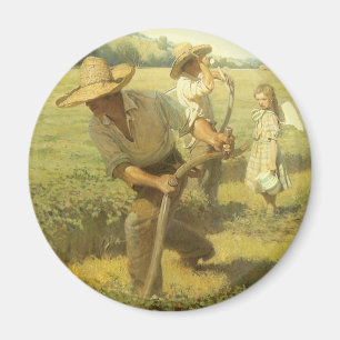 Vintage Bauer, Zurück in den landwirtschaftlichen  Magnet