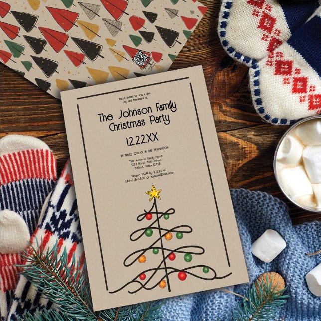 Vintage Bäume Charm: Frohe Weihnachten Party (Von Creator hochgeladen)