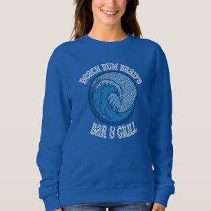 Vintage Beach Bum Brad Bar und Grill Sweatshirt