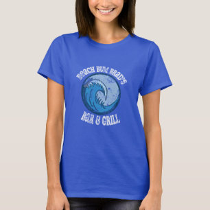 Vintage Beach Bum Brad Bar und Grill T-Shirt