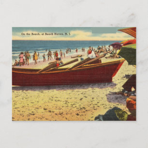 Vintage, Beach Haven, New Jersey Postkarte