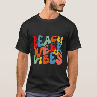 Vintage Beach Week Sommerferien Familienurlaub Mat T-Shirt