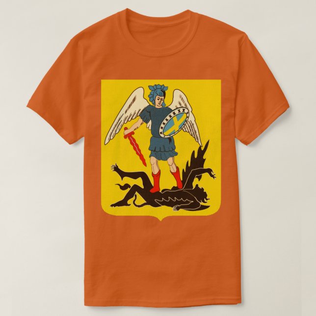 Vintage beängstigende Wappen der Arkhangelsker Reg T-Shirt (Design vorne)