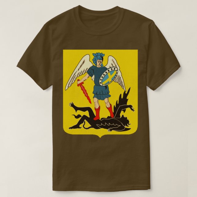 Vintage beängstigende Wappen der Arkhangelsker Reg T-Shirt (Design vorne)