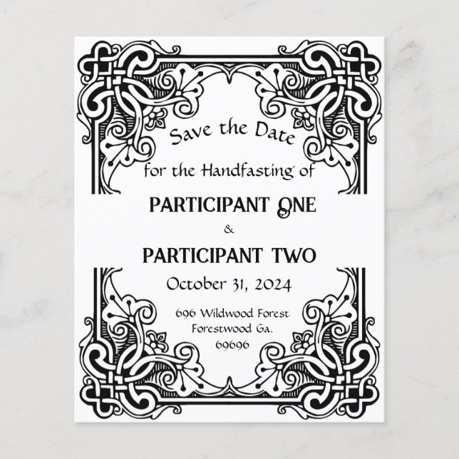 Vintage Bearbeitung von Rahmen oder Hochzeitarbeit (Vorderseite)