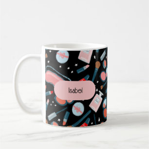 Vintage Beauty Kosmetik Makeup-Artist individuell  Kaffeetasse