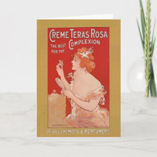 Vintage Beauty-Werbung Ankündigung