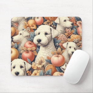 Vintage Bedlington Terrier Nahtlos Mousepad
