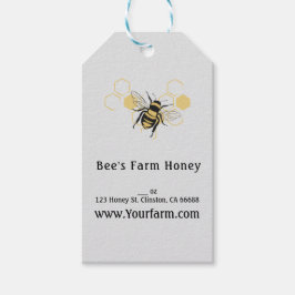 Vintage Beekeeping & Honeybee Farm Business Geschenkanhänger