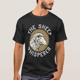 Vintage-Bekleidung für Schafzüchter Schaf-Flüstere T-Shirt