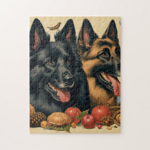 Vintage belgische Tervuren-Malerei Puzzle