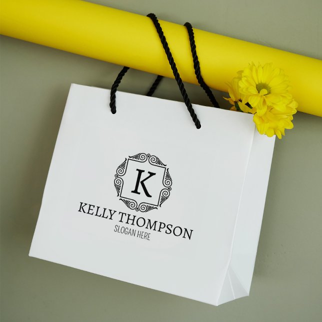 Vintage benutzerdefinierte Monogramm, kleine Unter Gummistempel (Von Creator hochgeladen)