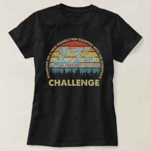 Vintage Bereit, die Herausforderung anzunehmen Kre T-Shirt