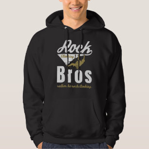 Vintage Berglandschaften mit Bros sind eher felsig Hoodie
