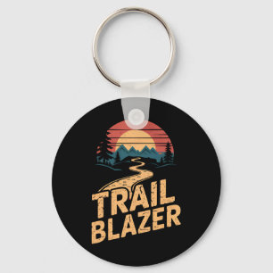 Vintage-Bergwanderer Trail Blazer Retro-Wander-C Schlüsselanhänger