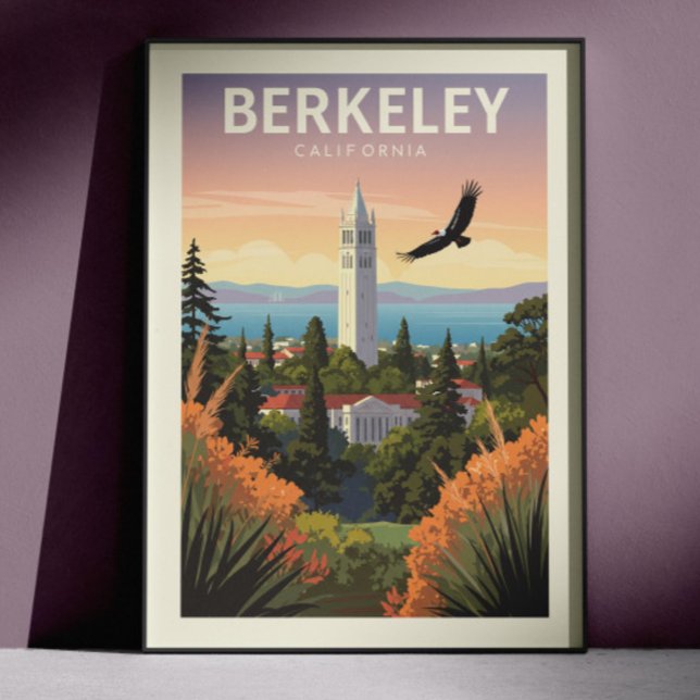 Vintage Berkeley Kalifornien Poster (Von Creator hochgeladen)