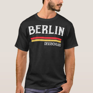 Vintage Berlin deutsche Flaggenfarben Deutschland T-Shirt