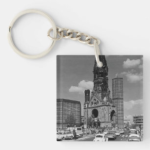 Vintage-Berlin-Gedächtniskirche Kaiser Wilhelm Schlüsselanhänger
