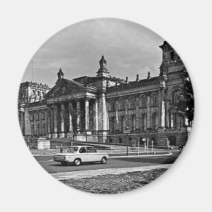 Vintage Berlin Reichstag Parlamentshaus Maus Pad Magnet