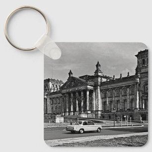 Vintage Berlin Reichstag parliament house Mouse Pa Schlüsselanhänger