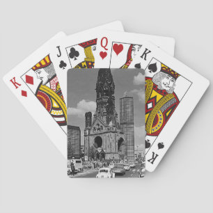 Vintage Berliner Kaiser-Wilhelm-Gedächtniskirche M Spielkarten