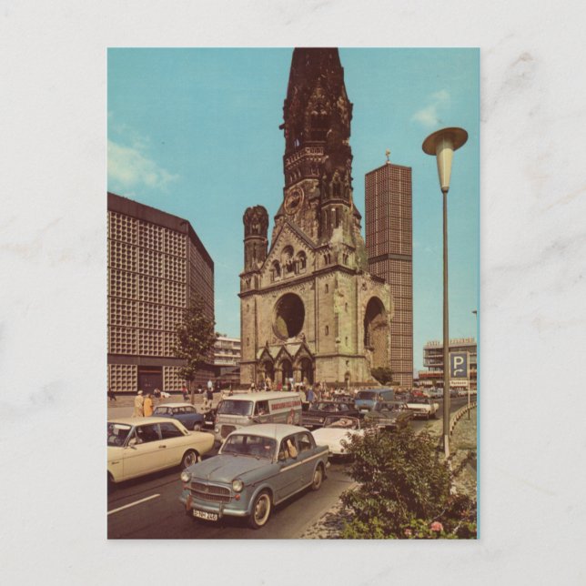 Vintage Berliner Postkarte (Vorderseite)