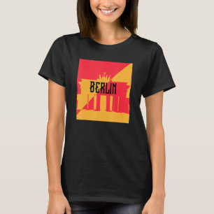 Vintage Berliner Wahrzeichen Brandenburger Tor Deu T-Shirt