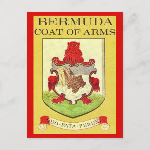 Vintage Bermuda-Straße Postkarte