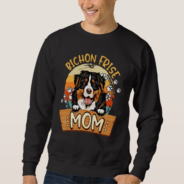 Vintage Bernese-Mountain Mom Bernese-Mountain Dog  Sweatshirt (Vorderseite)