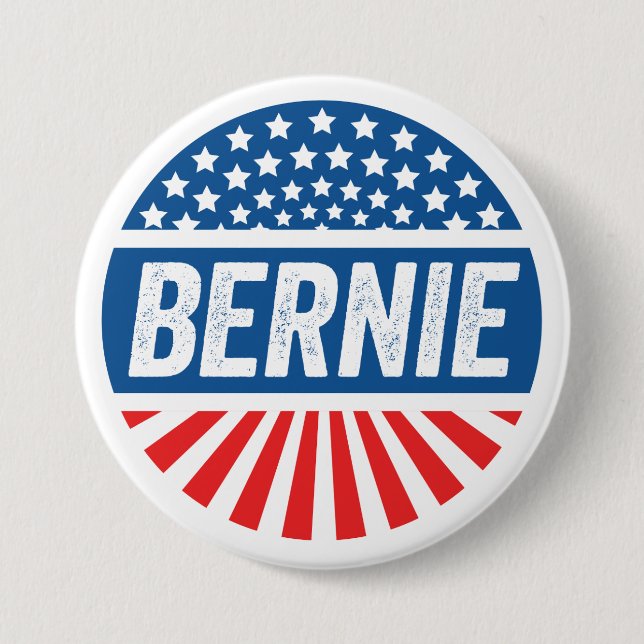 Vintage Bernie Button (Vorderseite)