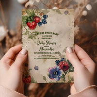 Vintage Berry Sweet Wild Beeren Baby Shower